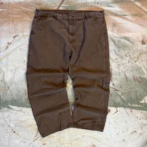 Y2K essential Baggy Brown Dickies Pants Measure 40x27